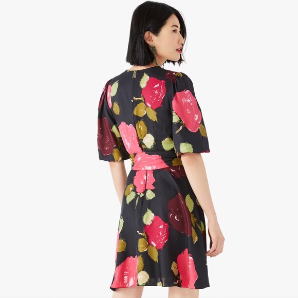 Kate Spade Just Rosy Tie-waist Dress (size 12) - Picture 3 of 11